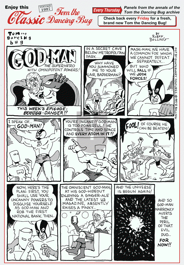 Tom the Dancing Bug on Thursday May 18, 2017 Comic Strip