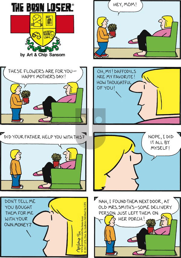 The Born Loser on Sunday May 14, 2017 Comic Strip