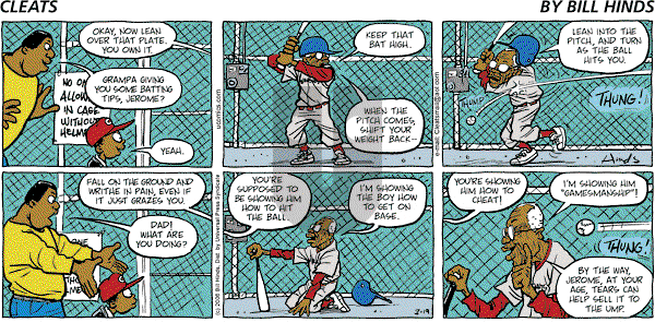 Cleats - Monday February 26, 2024 Comic Strip