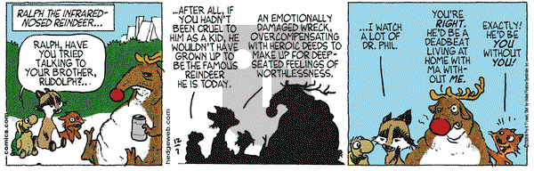 Over the Hedge on Thursday December 7, 2006 Comic Strip