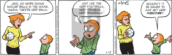 Cleats - Tuesday January 17, 2006 Comic Strip