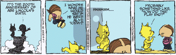 Prickly City on Friday February 13, 2009 Comic Strip
