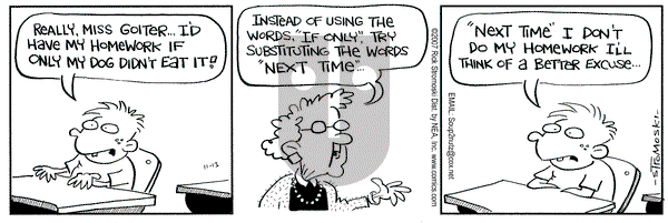 Soup to Nutz - Old on Tuesday November 13, 2007 Comic Strip