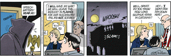 Doonesbury on Saturday November 10, 2007 Comic Strip