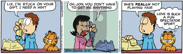 Garfield on Sunday December 13, 2009 Comic Strip