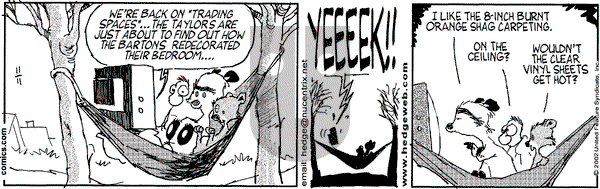 Over the Hedge on Monday November 11, 2002 Comic Strip
