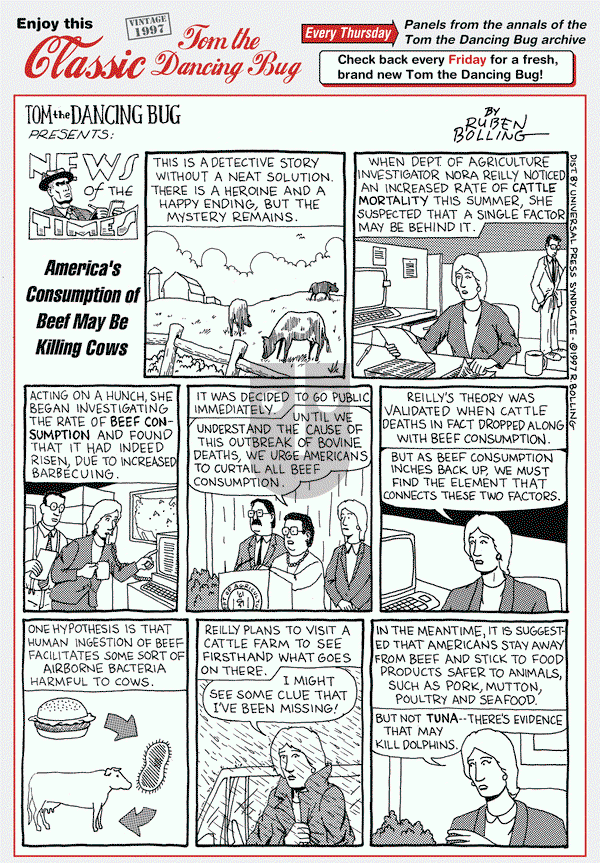 Tom the Dancing Bug on Thursday September 28, 2017 Comic Strip
