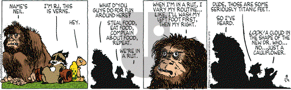 Over the Hedge on Thursday August 29, 2013 Comic Strip