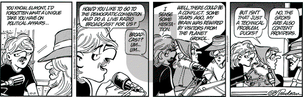 Doonesbury on Thursday August 22, 1996 Comic Strip