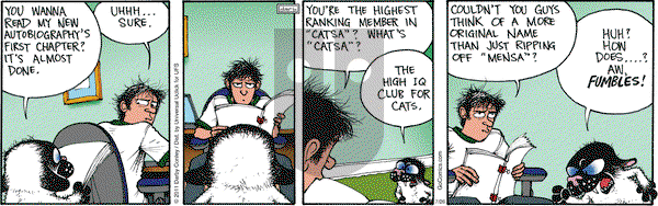 Get Fuzzy on Tuesday July 26, 2011 Comic Strip