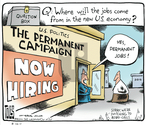 Tom Toles on Monday August 22, 2011 Comic Strip