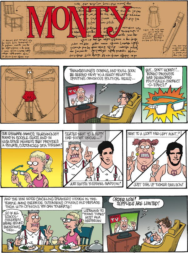 Monty on Sunday November 24, 2019 Comic Strip