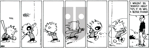 Calvin and Hobbes - Saturday August 30, 2014 Comic Strip