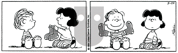 Peanuts on Friday May 20, 1994 Comic Strip