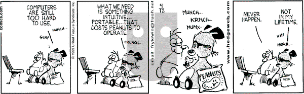 Over the Hedge on Monday April 12, 1999 Comic Strip