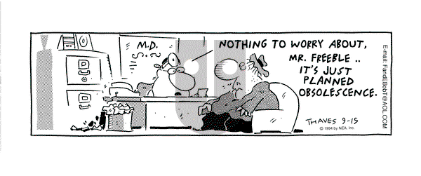 Frank and Ernest on Thursday September 15, 1994 Comic Strip
