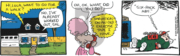 Lola on Wednesday March 3, 2004 Comic Strip