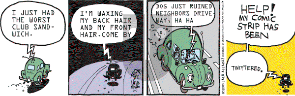 La Cucaracha on Saturday February 7, 2009 Comic Strip