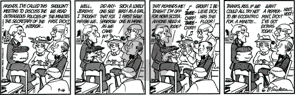 Doonesbury on Wednesday September 16, 1981 Comic Strip