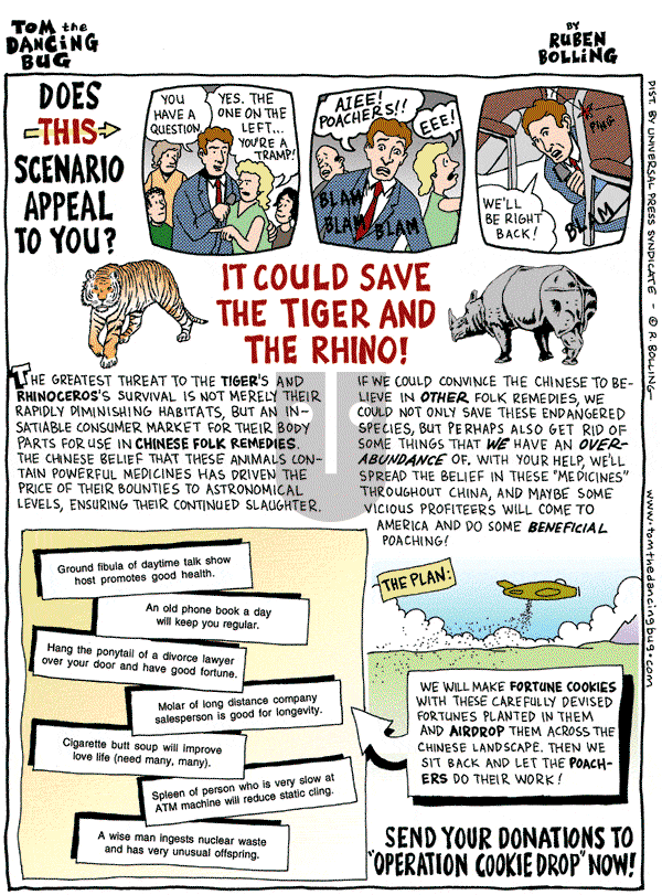 Tom the Dancing Bug on Saturday January 3, 2009 Comic Strip