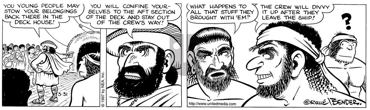 Alley Oop - Monday March 31, 1997 Comic Strip