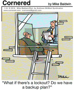 Cornered - Tuesday January 16, 2018 Comic Strip