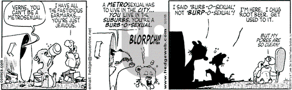 Over the Hedge on Thursday December 1, 2005 Comic Strip