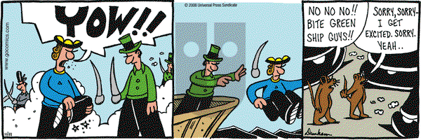 Overboard on Tuesday November 11, 2008 Comic Strip