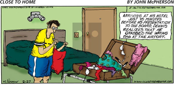 Close to Home on Sunday February 27, 2011 Comic Strip