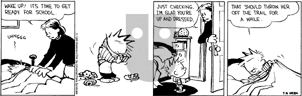 Calvin and Hobbes - Monday September 18, 1995 Comic Strip