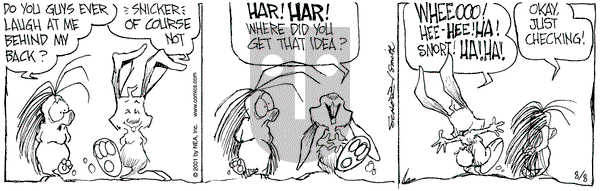 The Grizzwells - Wednesday August 8, 2001 Comic Strip
