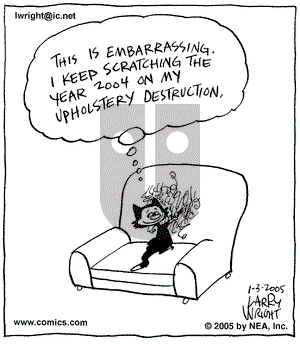 Kit 'N' Carlyle on Monday January 3, 2005 Comic Strip