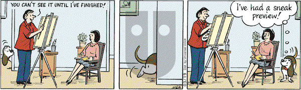 Fred Basset on Monday March 19, 2012 Comic Strip