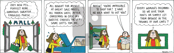 Cathy Classics - Monday December 10, 2007 Comic Strip