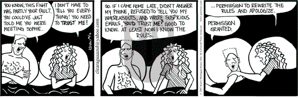 Clear Blue Water on Tuesday October 16, 2007 Comic Strip