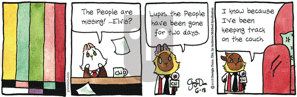 Breaking Cat News on Monday June 18, 2018 Comic Strip