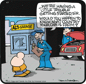 Ziggy on Tuesday April 7, 2015 Comic Strip