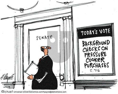Henry Payne on Friday April 19, 2013 Comic Strip