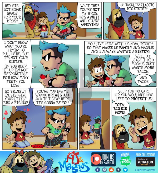 AJ and Magnus on Sunday June 13, 2021 Comic Strip