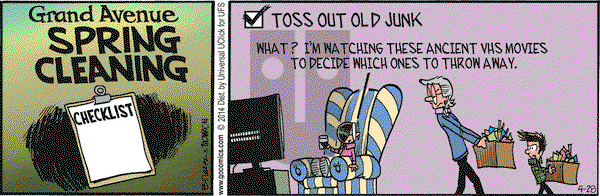 Grand Avenue on Monday April 28, 2014 Comic Strip