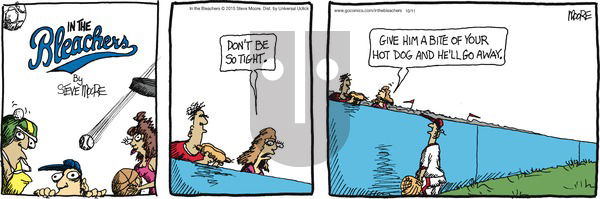 In the Bleachers on Sunday October 11, 2015 Comic Strip
