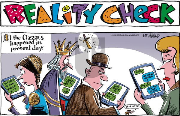 Reality Check on Sunday August 21, 2016 Comic Strip