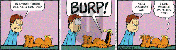 Garfield on Saturday June 22, 2013 Comic Strip