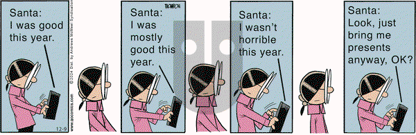 Grand Avenue - Monday December 9, 2024 Comic Strip