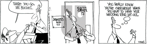 The Buckets on Tuesday May 20, 1997 Comic Strip