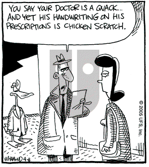 Reality Check on Friday April 8, 2005 Comic Strip