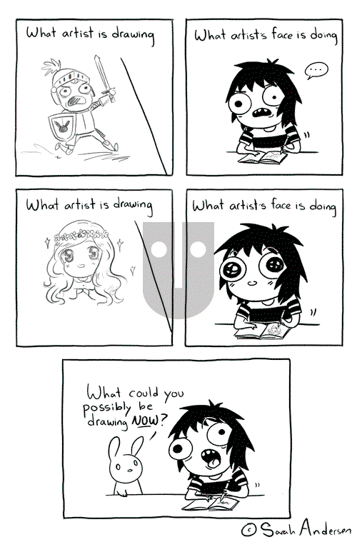 Sarah's Scribbles - Saturday August 22, 2015 Comic Strip