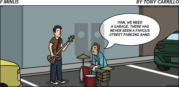 F Minus on Sunday January 3, 2016 Comic Strip