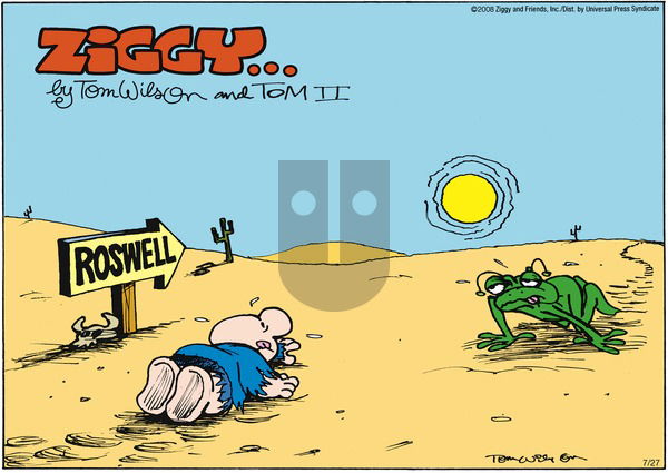 Ziggy on Sunday July 27, 2008 Comic Strip
