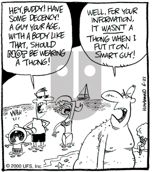 Reality Check on Wednesday June 21, 2000 Comic Strip
